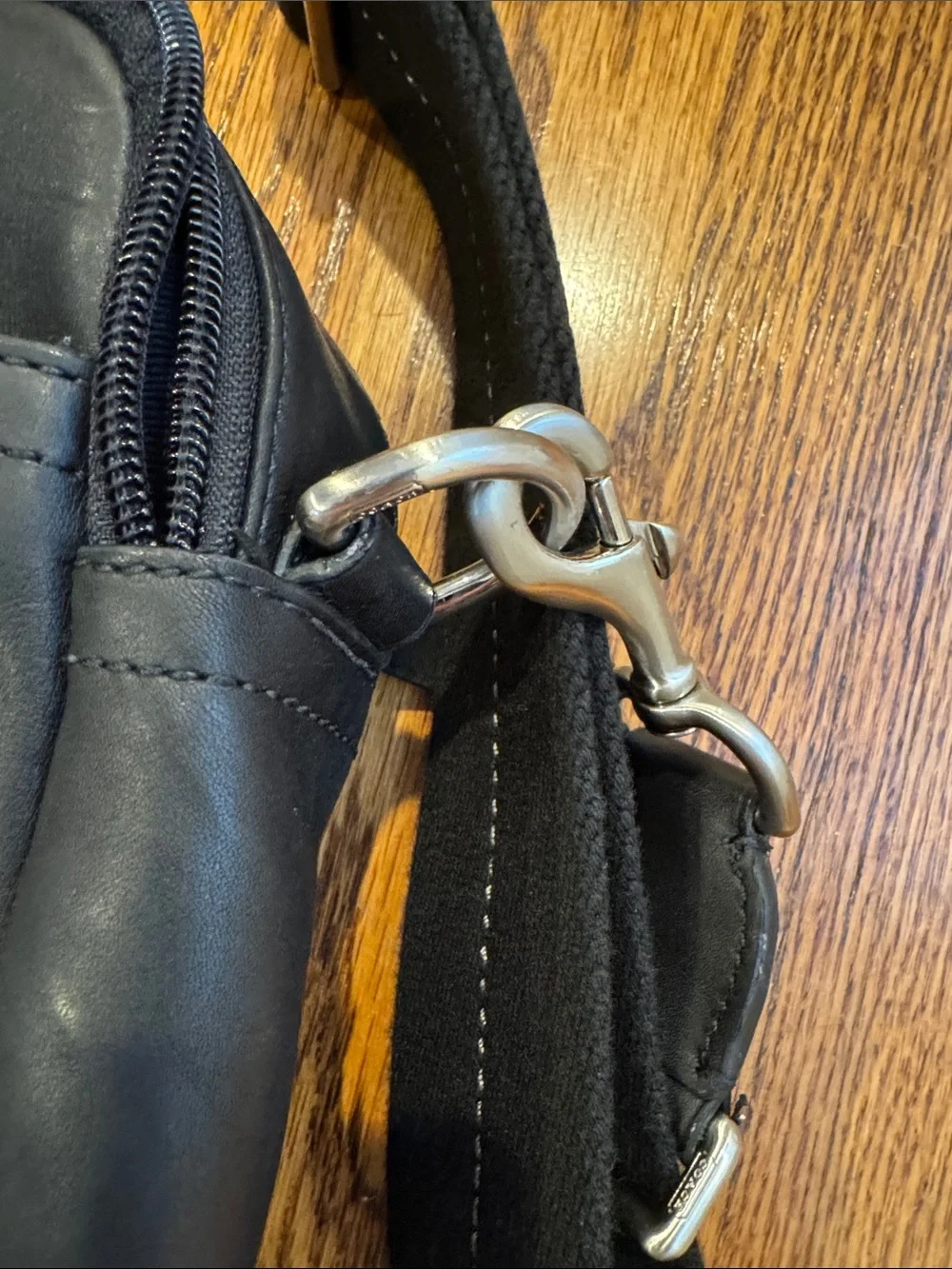 Coach Lexington commuter leather laptop bag -Dual Handles and Crossbody Strap